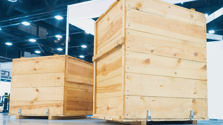 High Value Freight in Crate